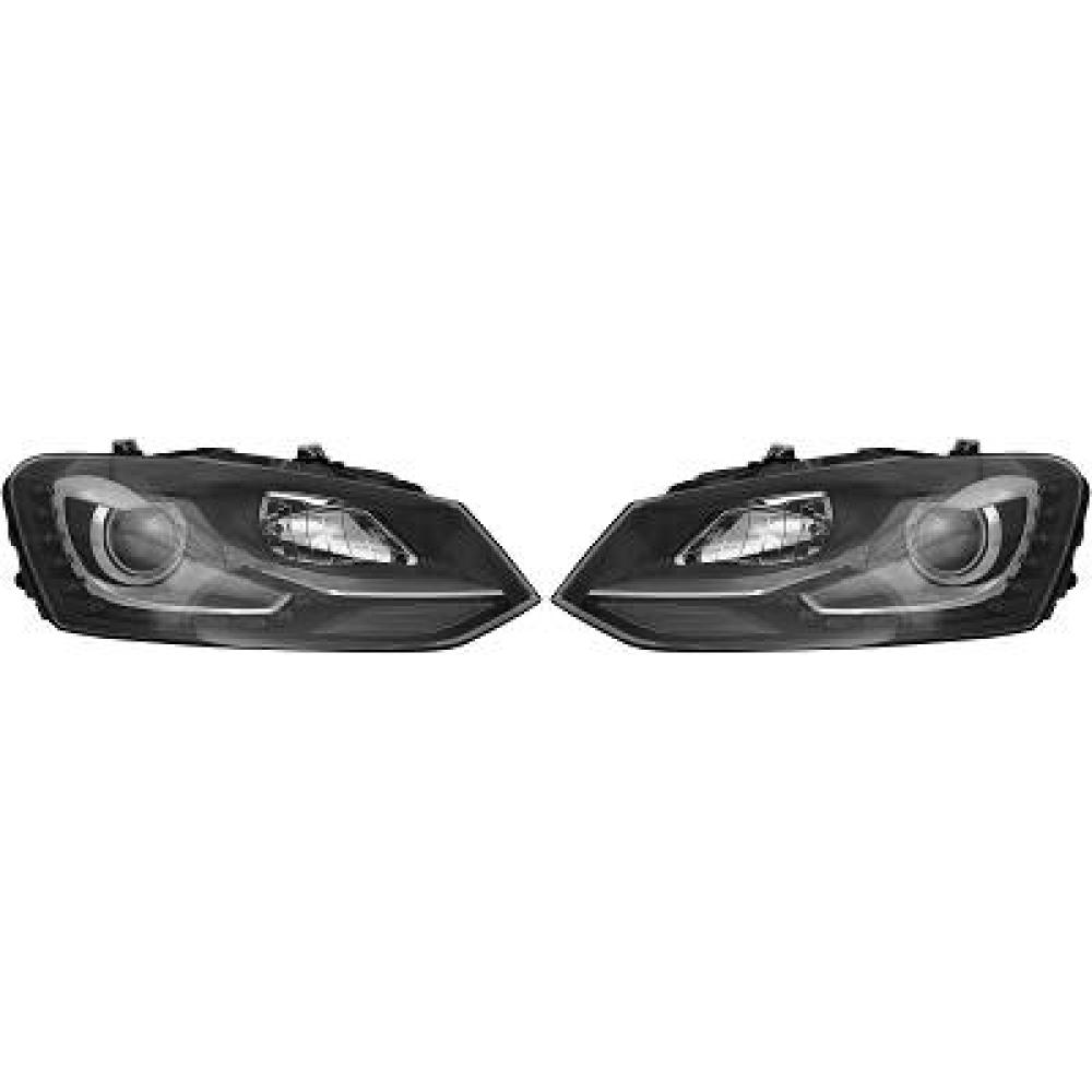Kit de projecteurs principaux Volkswagen Polo 3/5 trg. 09-14
