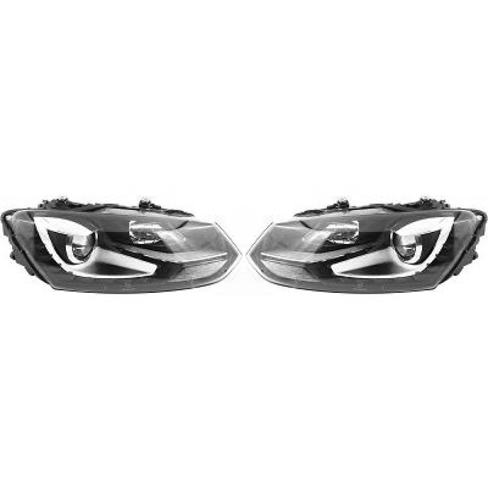 Kit de projecteurs principaux Volkswagen Polo 3/5 trg. 09-14