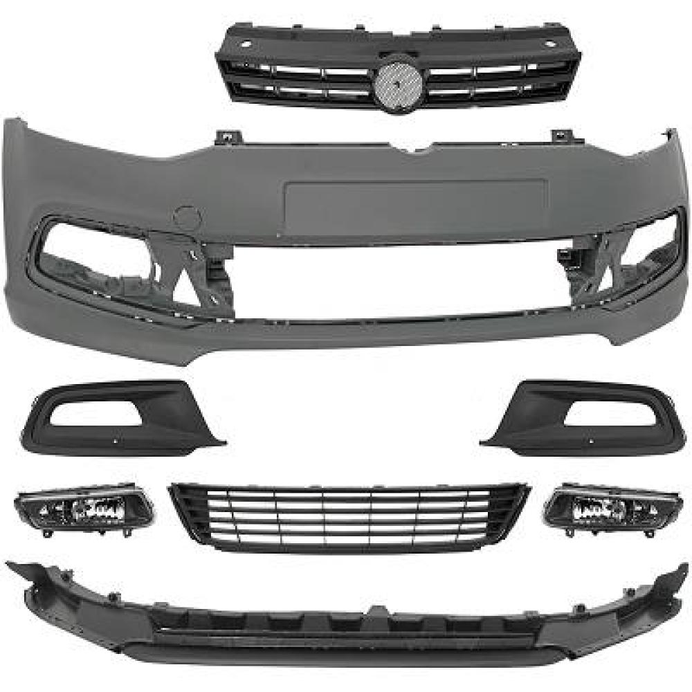 Pare-chocs avant Volkswagen Polo 3/5 trg. 09-14 + R Optik