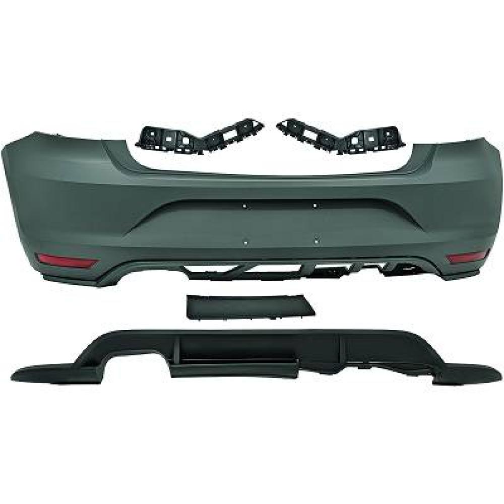 Pare-chocs arrière Volkswagen Polo 3/5 trg. 14-17
