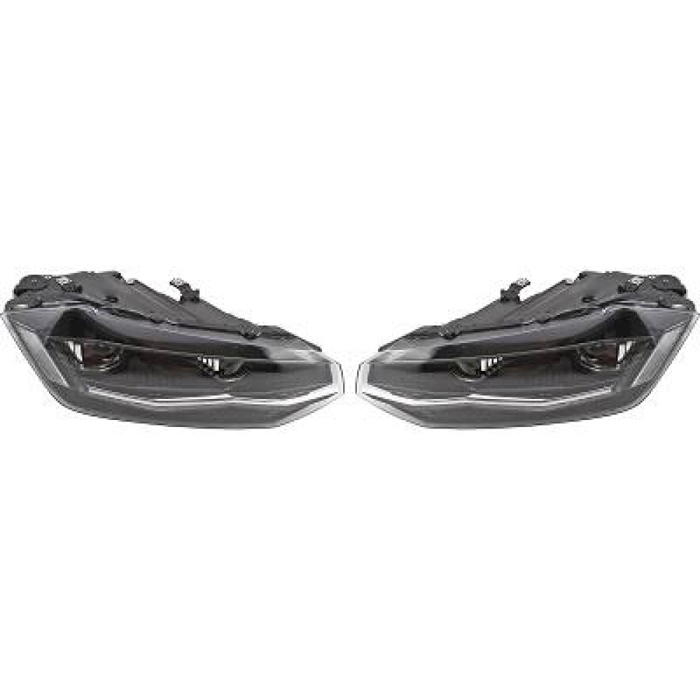 Kit de projecteurs principaux avant Volkswagen Polo 3/5 trg. 9.17-21