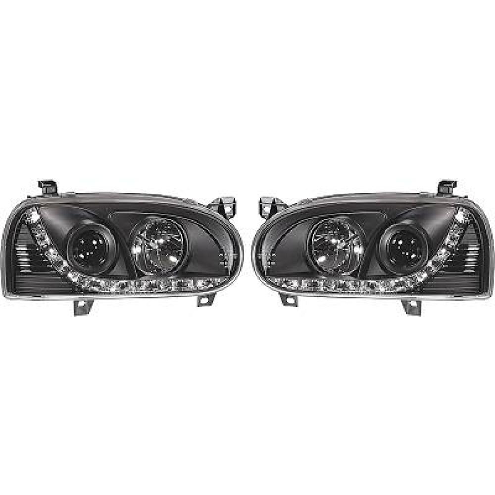 Kit de projecteurs principaux Volkswagen Golf III 91-97
