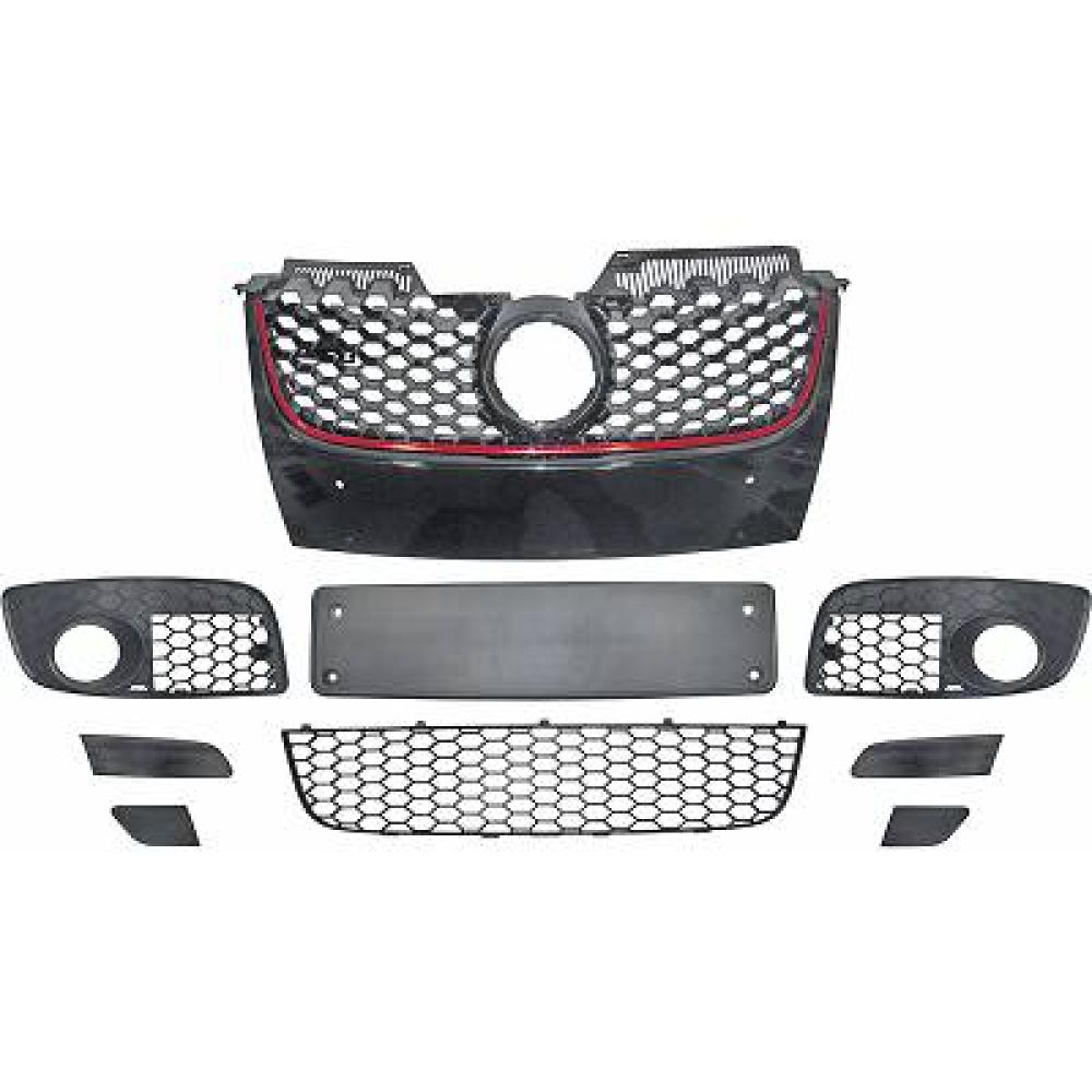 Grille de radiateur Volkswagen Golf V 03-08