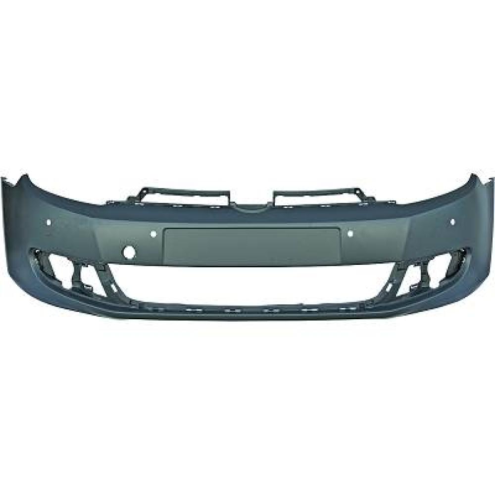 Pare-chocs avant Volkswagen Golf VI Limousine 08-12 + parktronic 4 trous + xénons