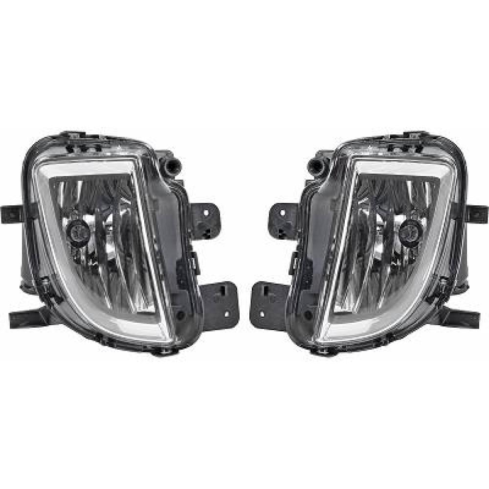 Kit de projecteurs antibrouillard des deux côtés de l'essieu avant Volkswagen Golf VI Limousine 08-12