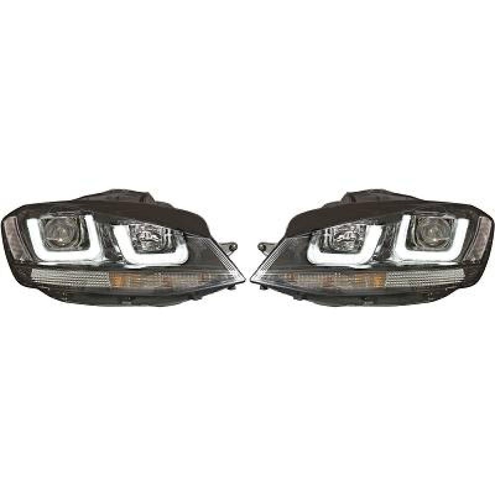 Kit de projecteurs principaux Volkswagen Golf VII Limousine 12-17