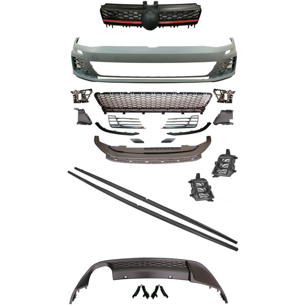 Pare-chocs arrière Volkswagen Golf VII Limousine 12-17