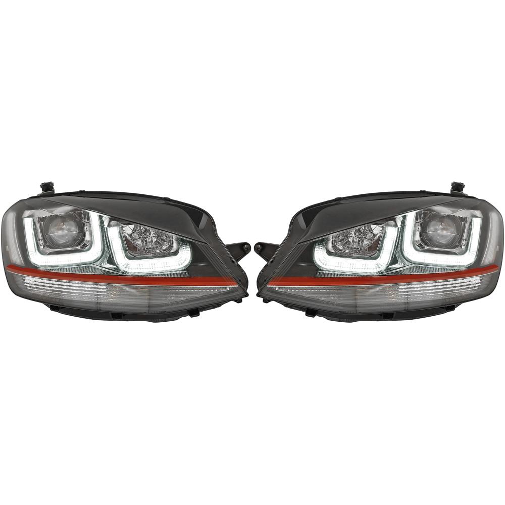 Kit de projecteurs principaux Volkswagen Golf VII Limousine 12-17