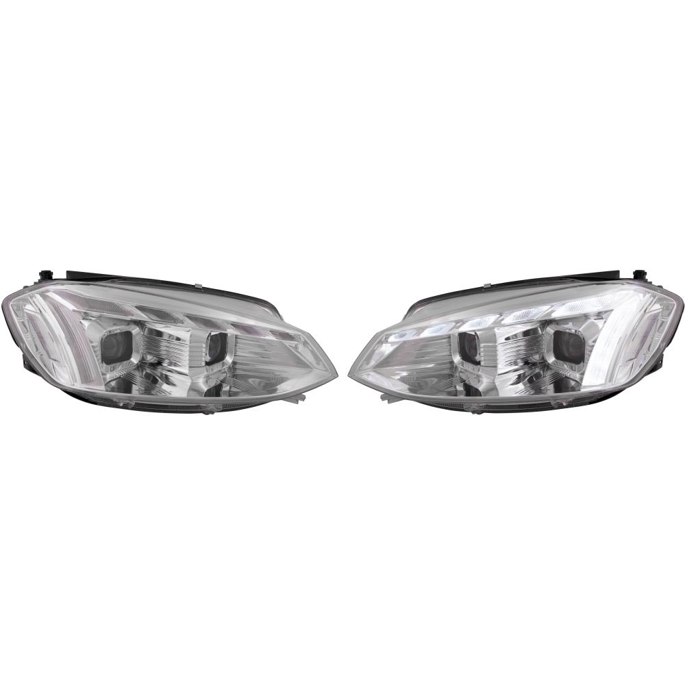 Kit de projecteurs principaux Volkswagen Golf VII Limousine 17-20