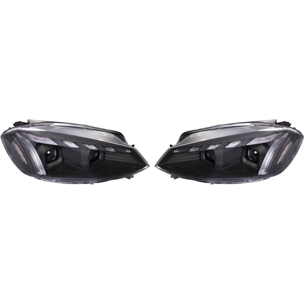 Kit de projecteurs principaux Volkswagen Golf VII Limousine 17-20