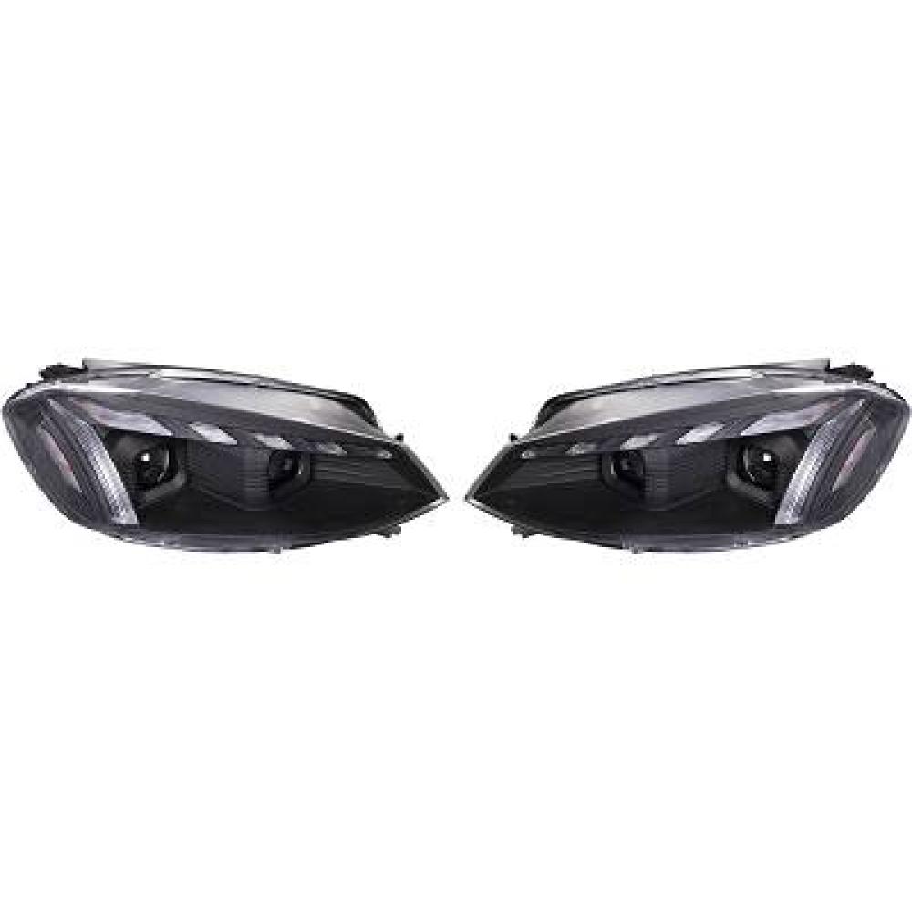 Kit de projecteurs principaux avant Volkswagen Golf VII Limousine 17-20