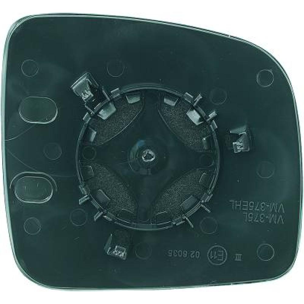Verre de rétroviseur, rétroviseur extérieur gauche Volkswagen Caddy III 03-10