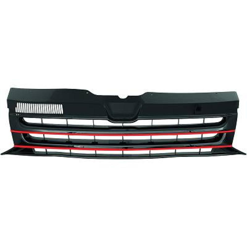 Elément insertable, grille de radiateur Volkswagen T5 Multivan/Caravelle 09-15