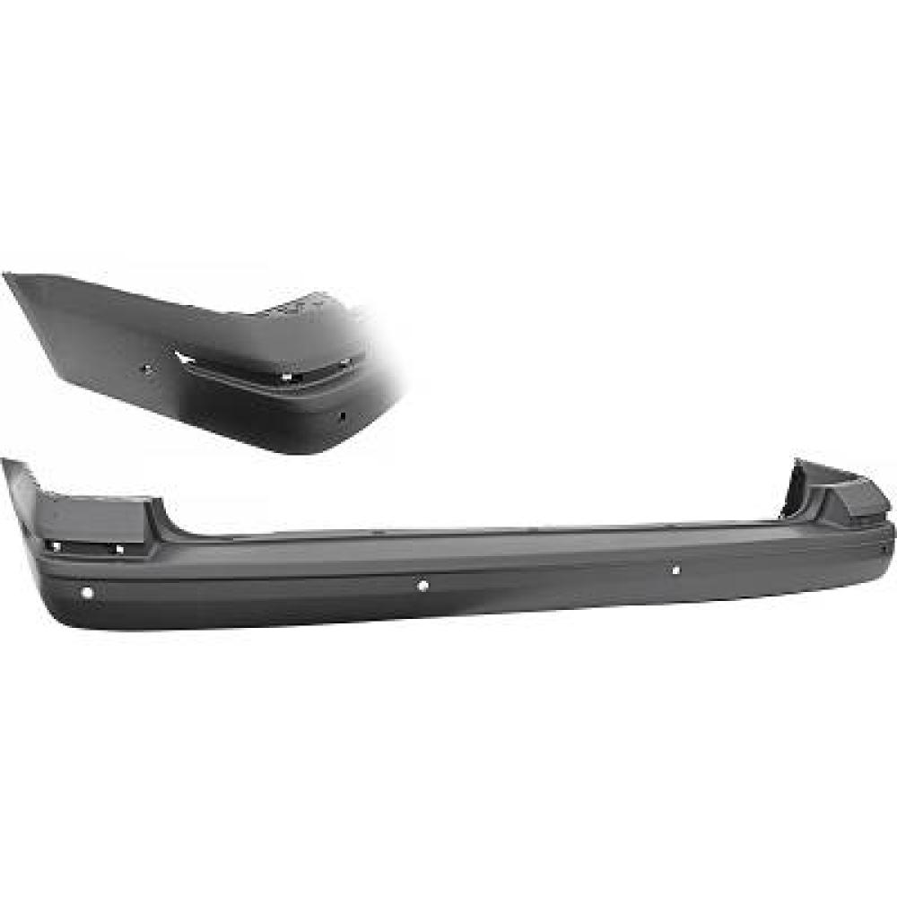 Pare-chocs arrière Volkswagen T6 Multivan/Caravelle 19->> + parktronic