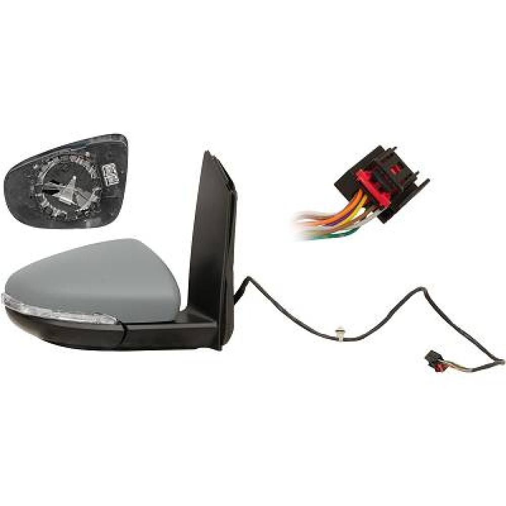 Rétroviseur extérieur droite Volkswagen Touran 10->>