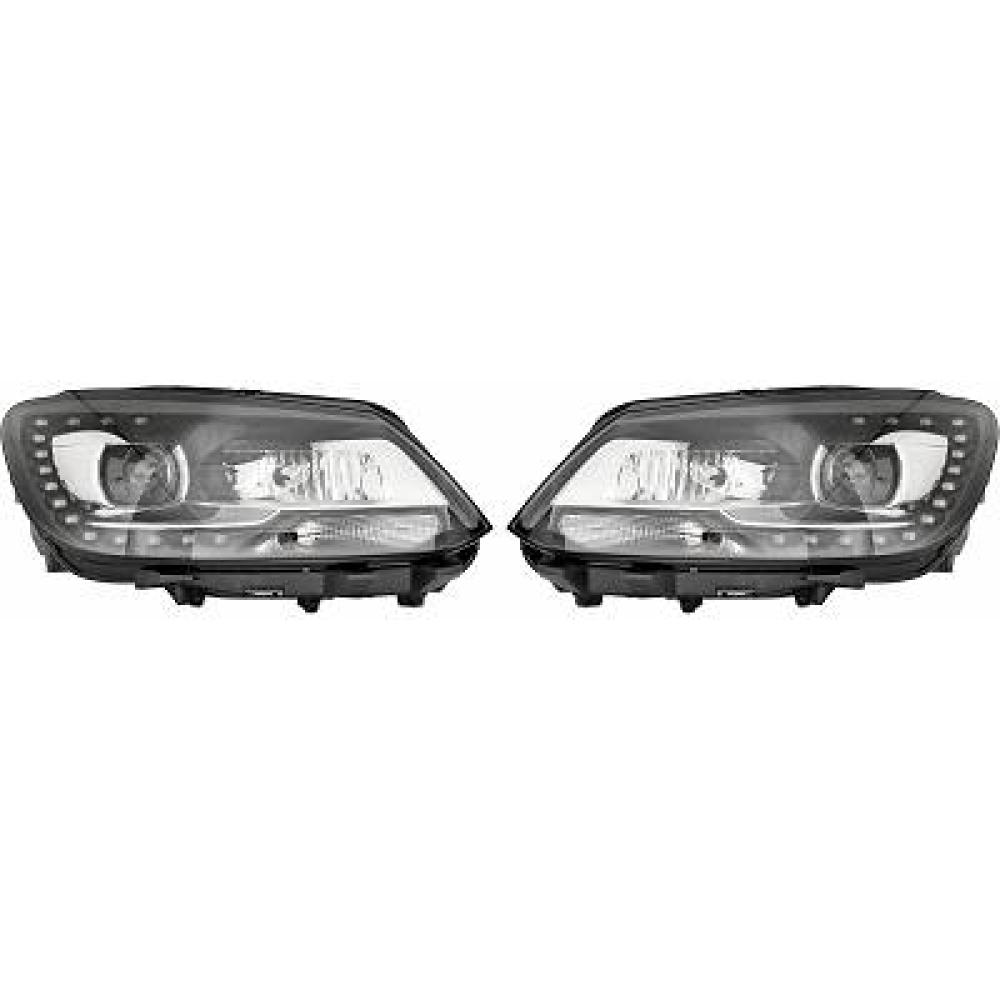 Kit de projecteurs principaux Volkswagen Touran 10-15