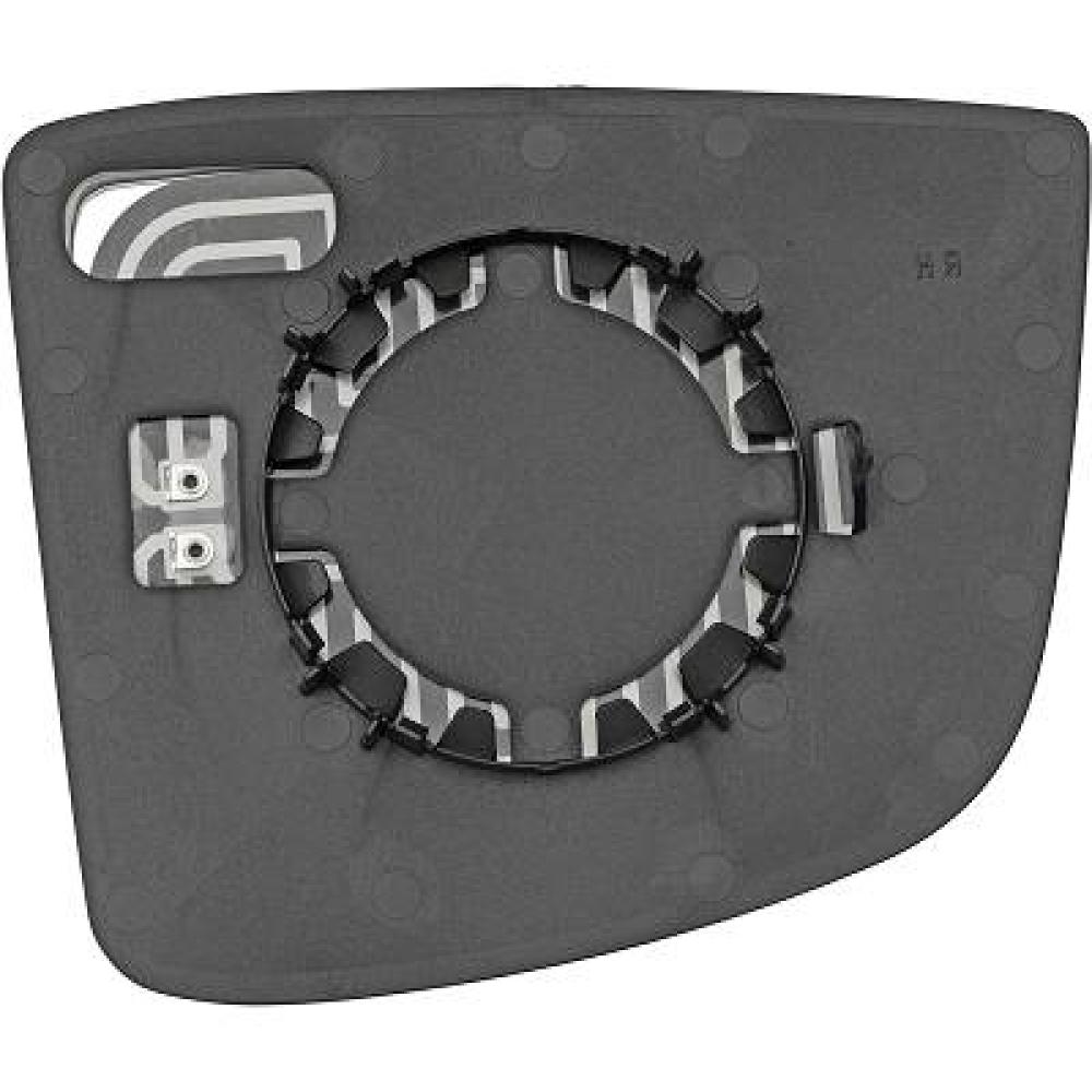 Verre de rétroviseur, rétroviseur extérieur gauche Fiat Doblo 10-15