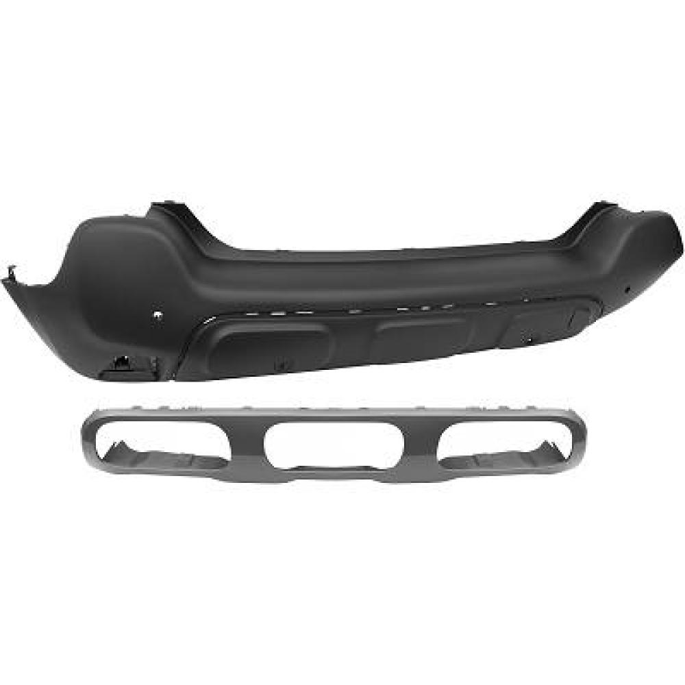 Pare-chocs arrière Citroen C3 Aircross 17->> + parktronic 4 trous