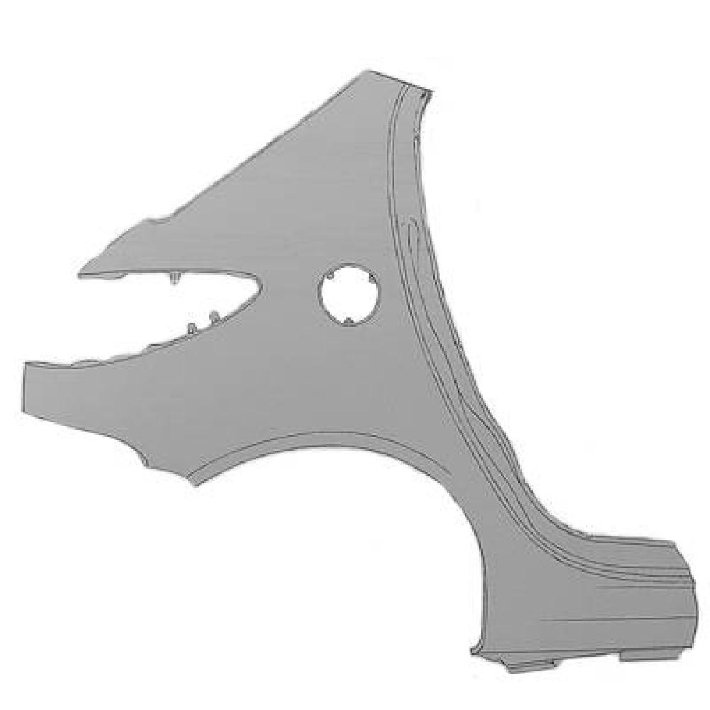 Panneau latéral arrière gauche Peugeot 206+Plus 09-13