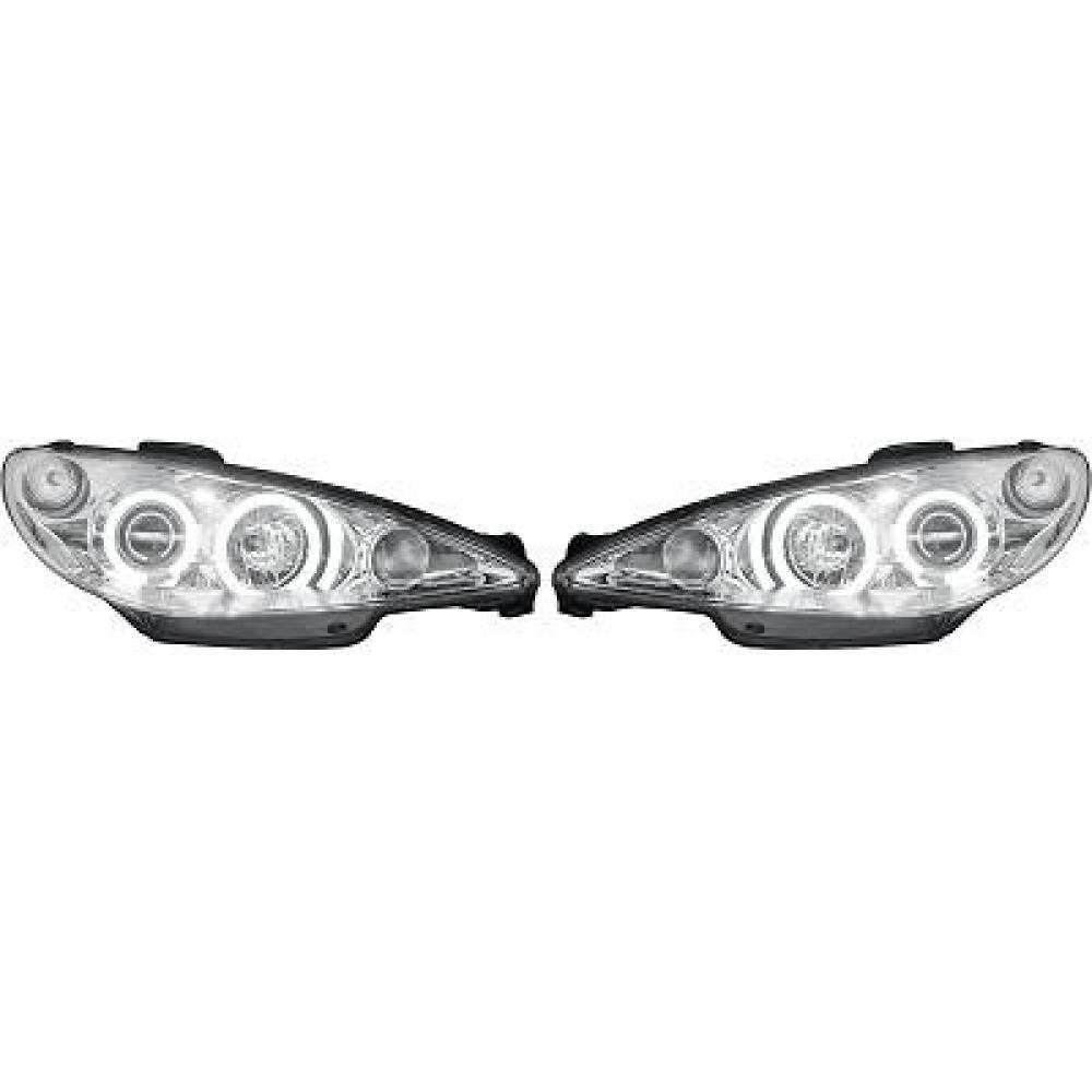 Kit de projecteurs principaux Peugeot 206/206CC 98-06