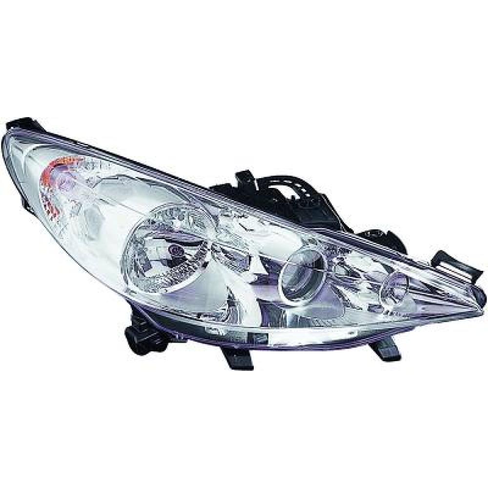 Projecteur principal droite Peugeot 207 06-09