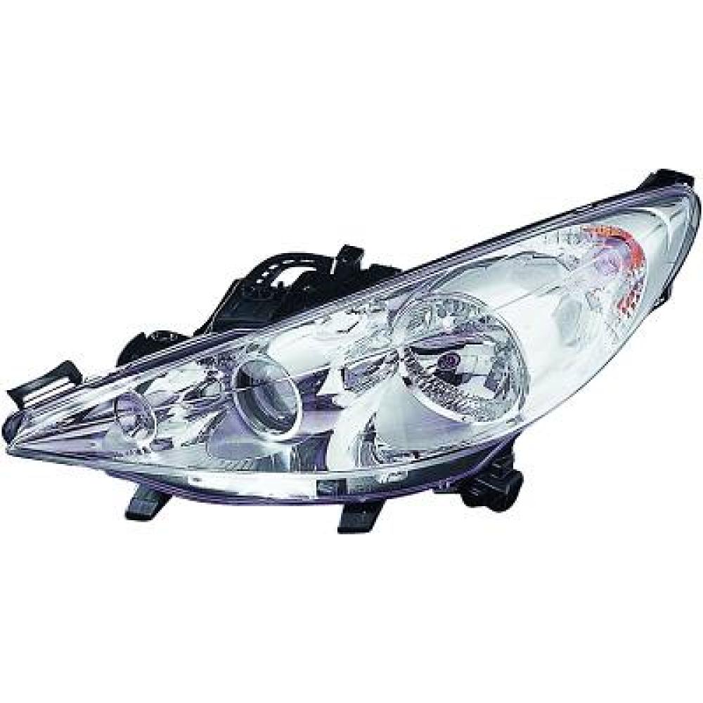 Projecteur principal gauche Peugeot 207 06-09