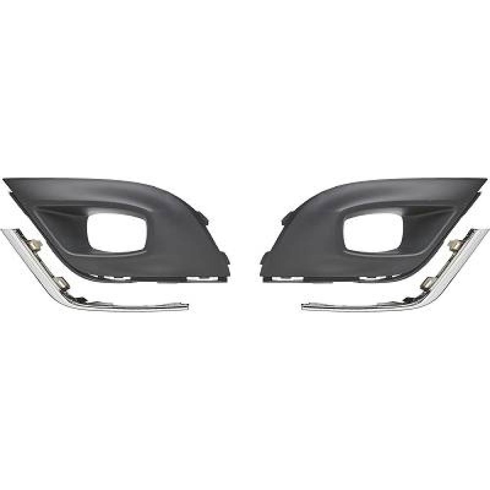 Grille de ventilation, pare-chocs avant droite Renault Clio IV 16-19