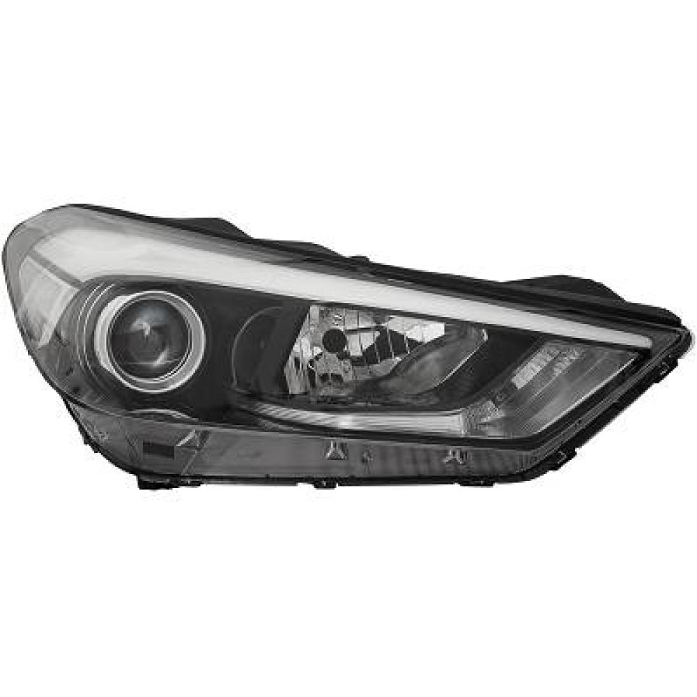 Projecteur principal droite Hyundai Tucson 16-18