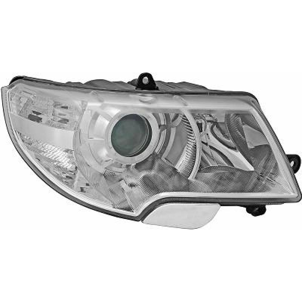 Projecteur principal droite Skoda Superb 08-12
