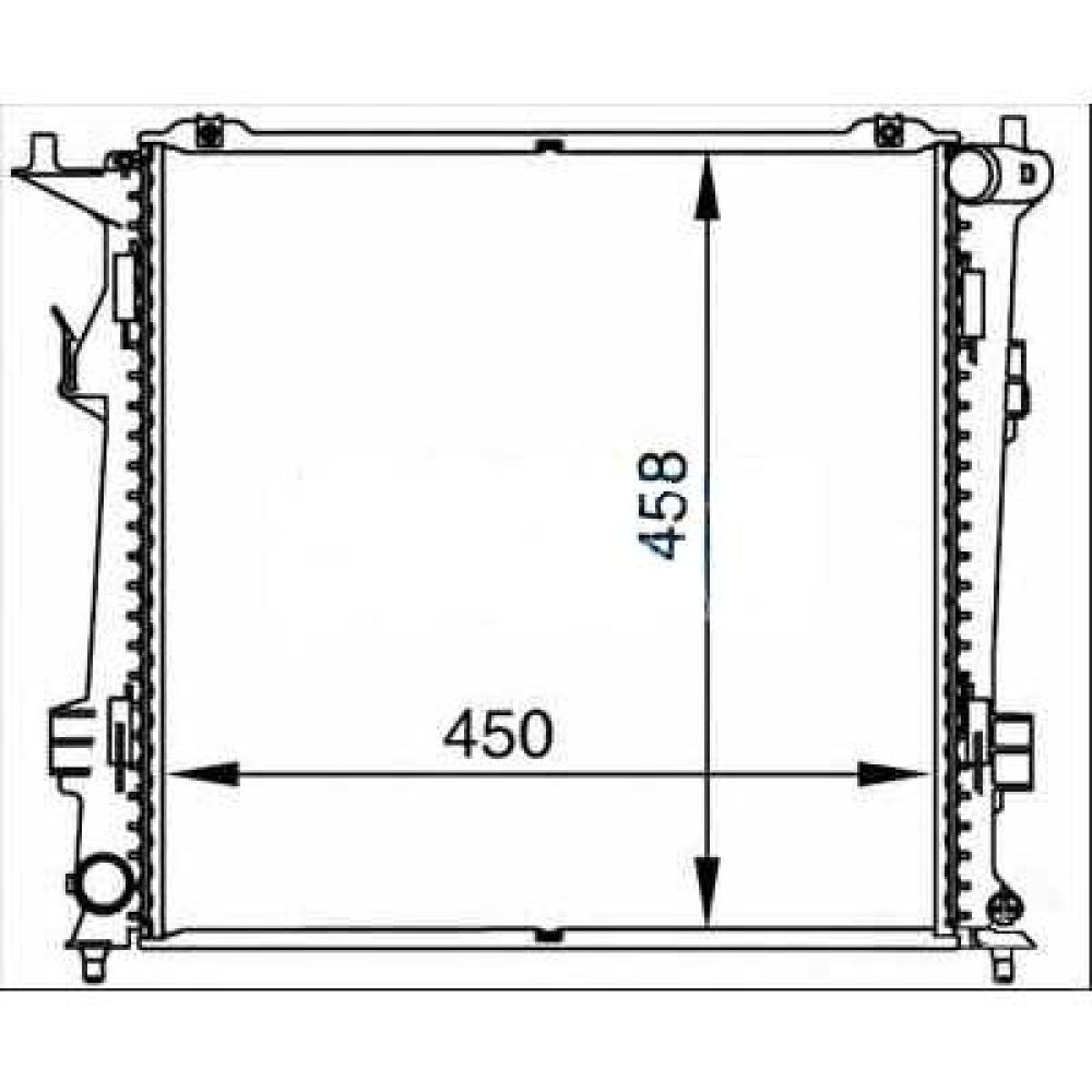 Radiateur, refroidissement du moteur Kia Ceed Lim./Sportwagon 06-09