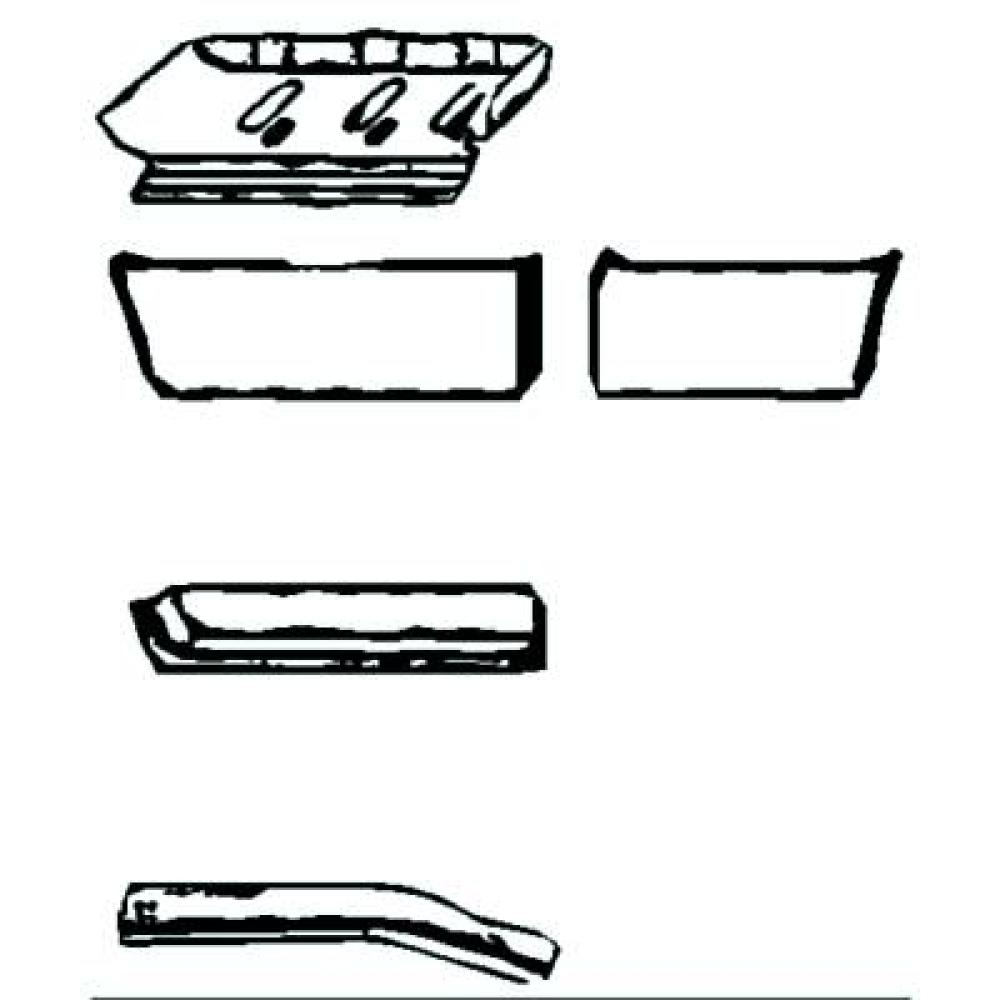 Marche-pied gauche Mercedes 207D-410 77-95