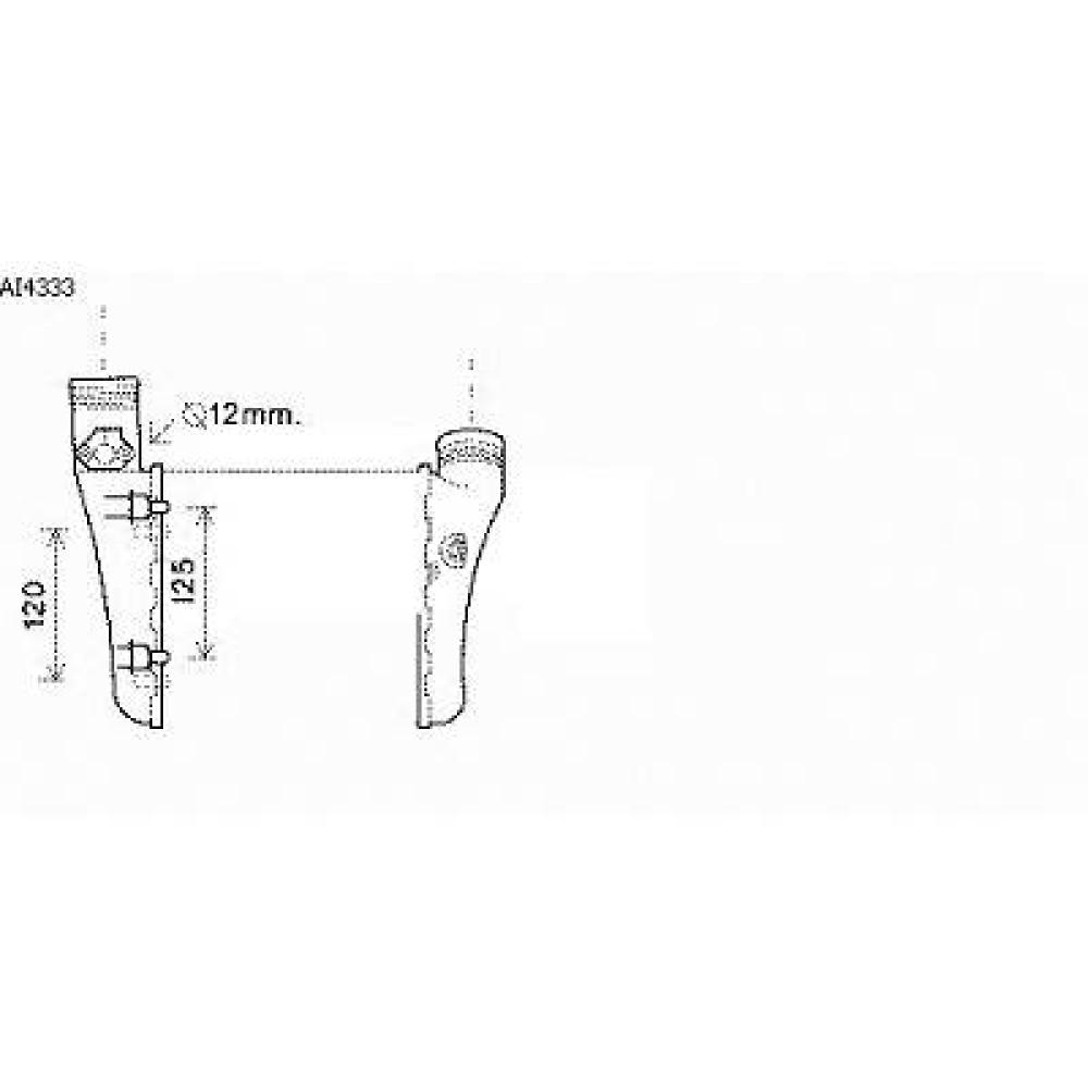 Intercooler, échangeur Audi A4 Lim/Avant(8E) 04-07