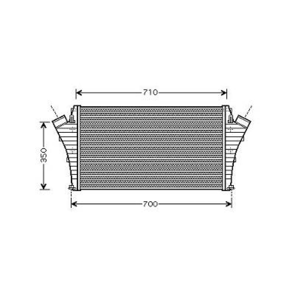 Intercooler, échangeur Opel Signum 03-05