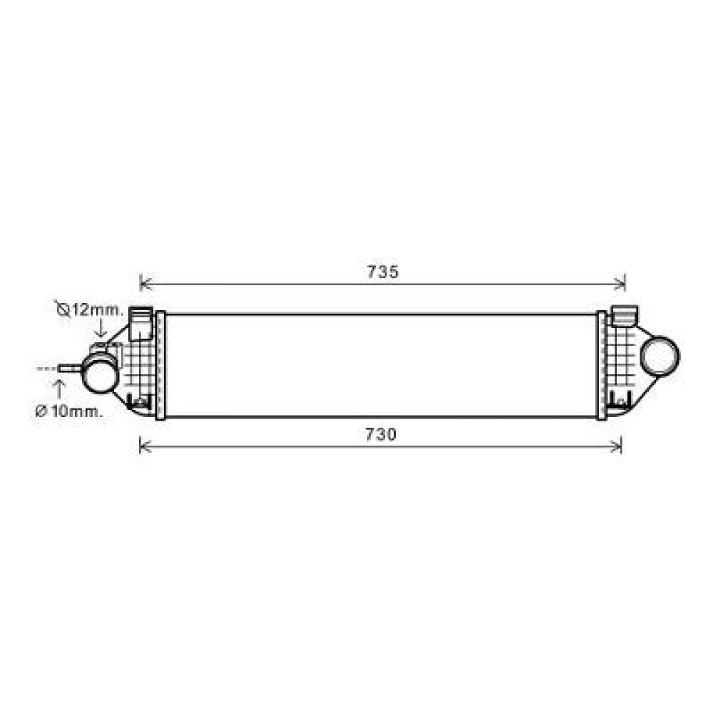 Intercooler, échangeur Ford C-Max 10-15