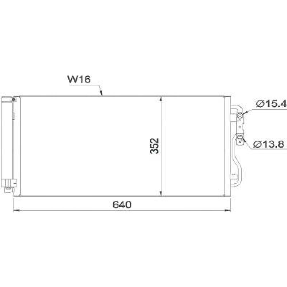 Condenseur, climatisation BMW 1-Reihe (F20/F21) 11-15