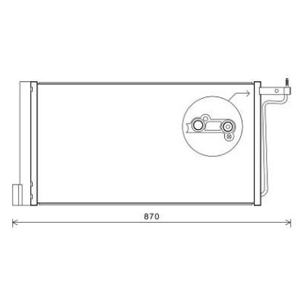 Condenseur, climatisation Ford C-Max 10-15