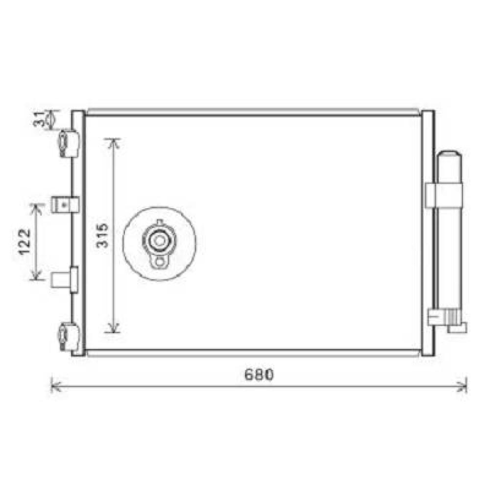 Condenseur, climatisation Ford Focus IV Lim./Kombi (CB8) 11-14