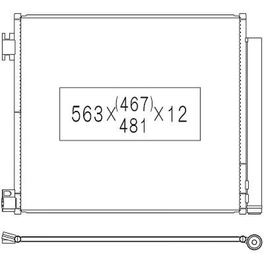 Condenseur, climatisation Nissan Qashqai 14-17