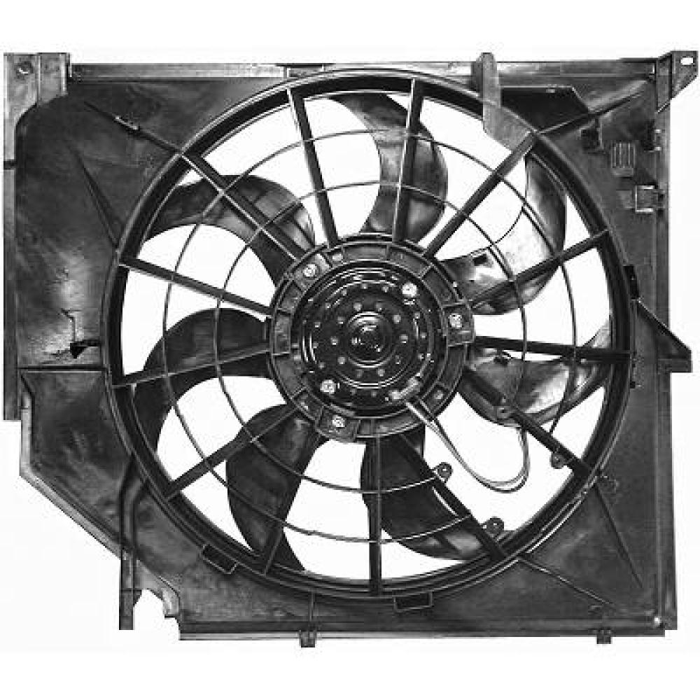 Ventilateur, refroidissement du moteur avant BMW 3-Reihe (E46) Compact 01-05