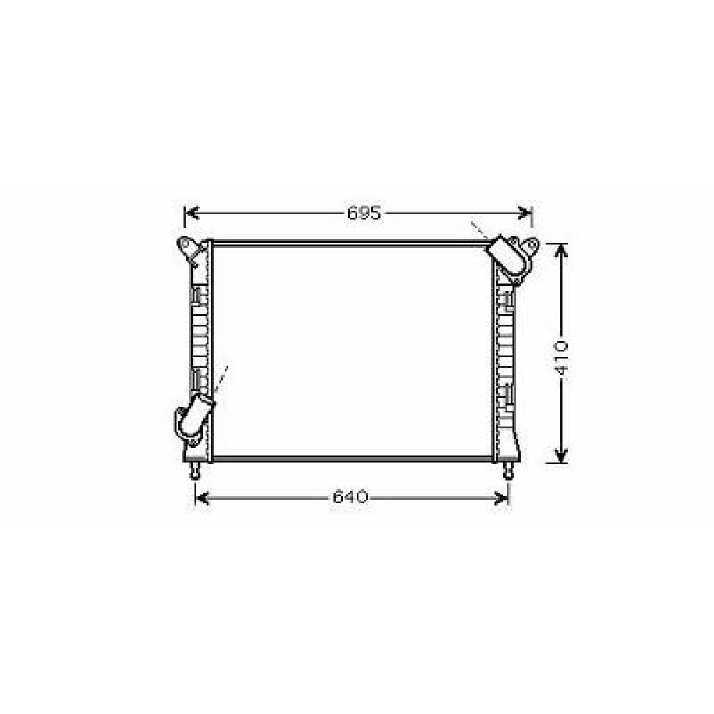 Radiateur, refroidissement du moteur BMW Mini (R50/52/53) 01-06