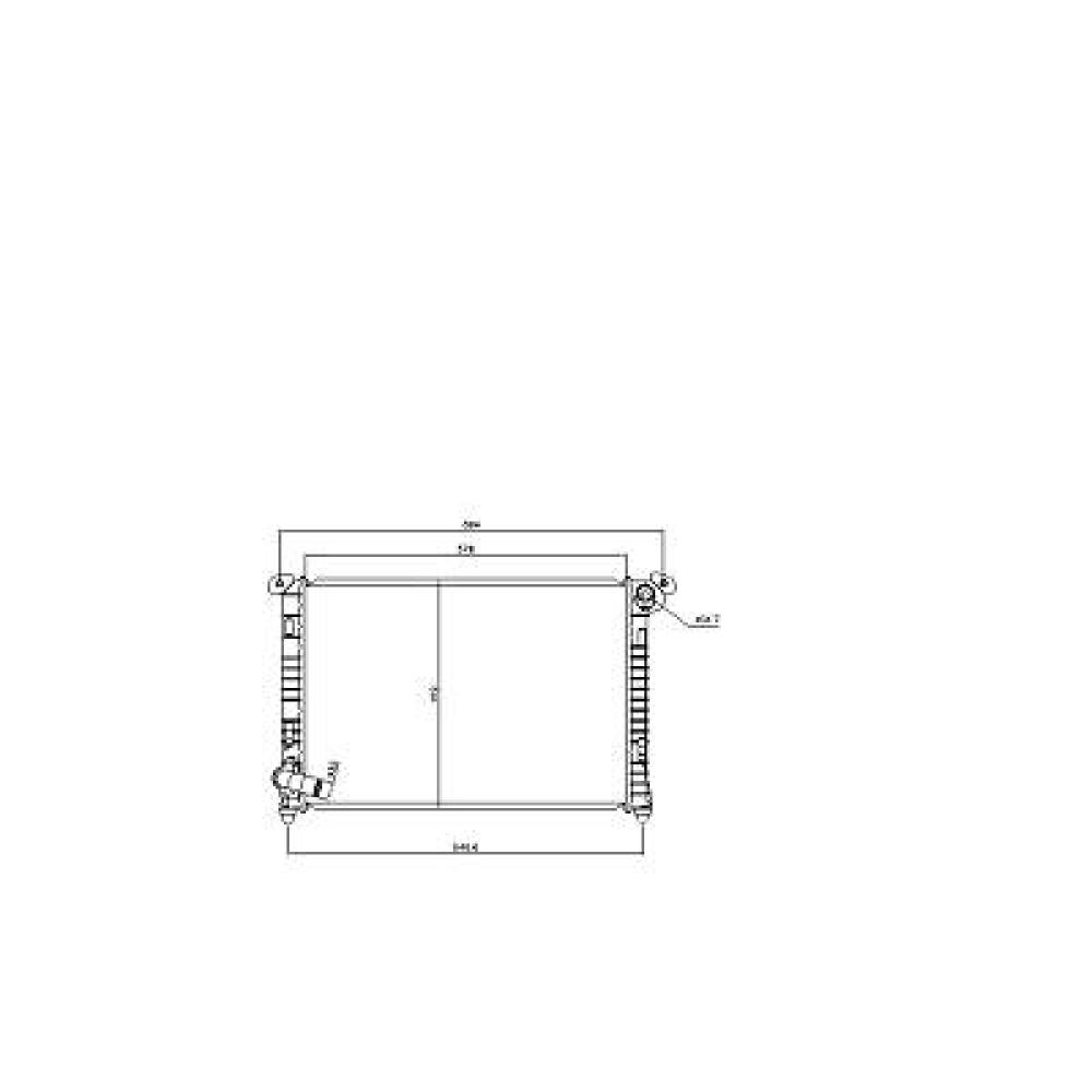 Radiateur, refroidissement du moteur BMW Mini (R50/52/53) 01-06