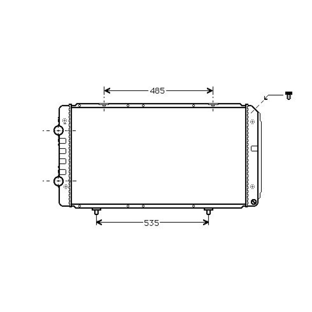 Radiateur, refroidissement du moteur Citroen Jumper 02-06