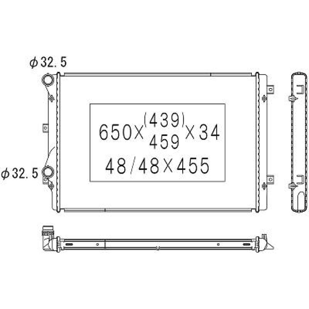 Radiateur, refroidissement du moteur Audi TT Coupe/Cabrio 06-10