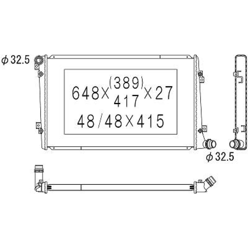 Radiateur, refroidissement du moteur Audi A3 03-05