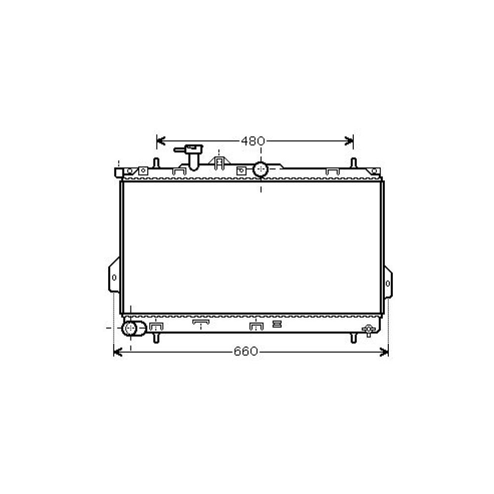 Radiateur, refroidissement du moteur Hyundai Matrix 01-05