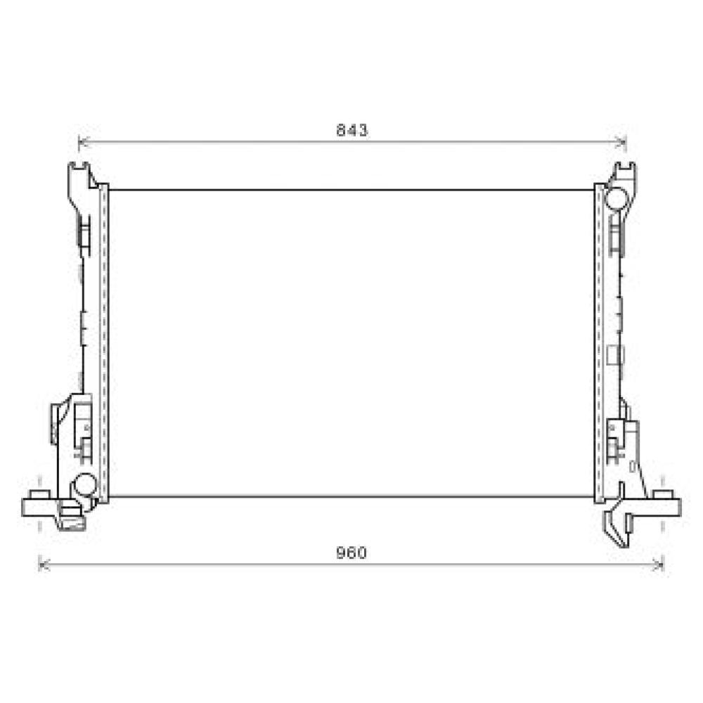Radiateur, refroidissement du moteur Renault Traffic III 14-19